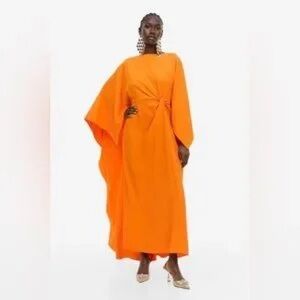 H&M Ramadan Modest Collection Cape Knot Dress